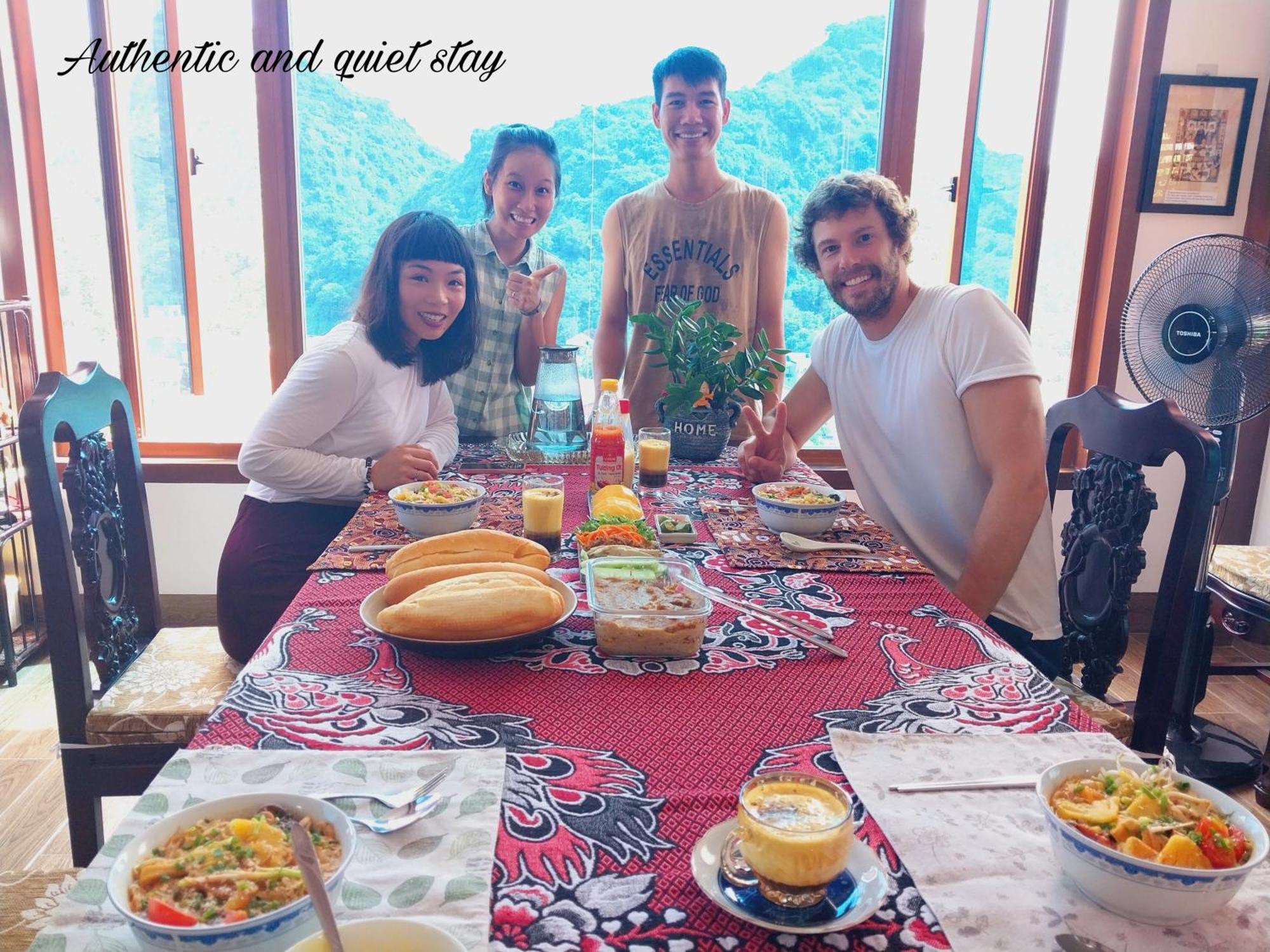 An Homestay-Vietnamese Vegetarian Breakfast Dong Khe Sau Extérieur photo