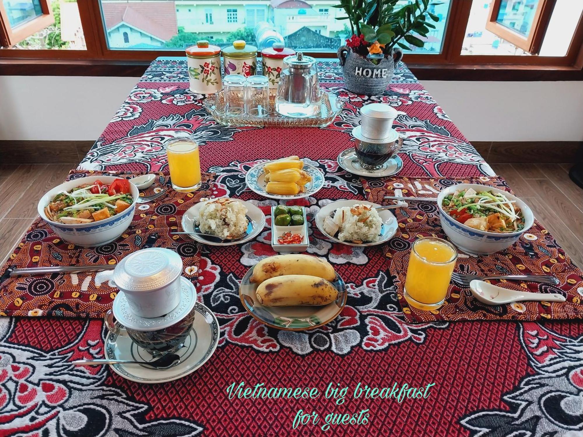 An Homestay-Vietnamese Vegetarian Breakfast Dong Khe Sau Extérieur photo