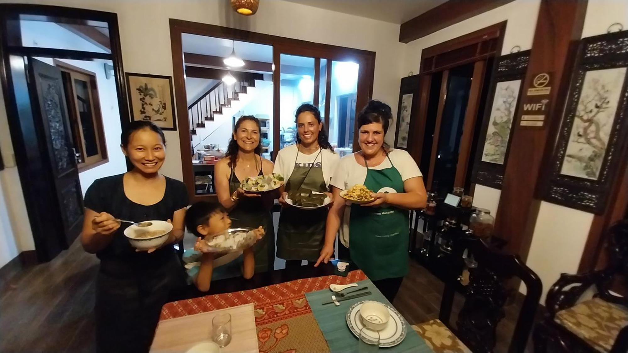 An Homestay-Vietnamese Vegetarian Breakfast Dong Khe Sau Extérieur photo